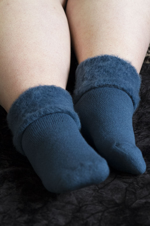 New Zealand Bed Socks - Denim