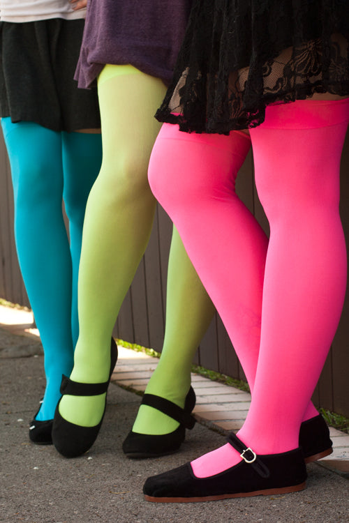 Tall / Women Girls Kids Multicolored coloured School Pantyhose