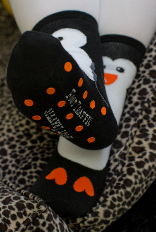 Penguin Slipper Socks
