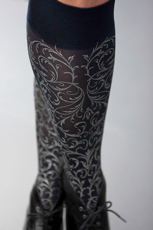 Alina black sheer socks | Pompea | Pompeia