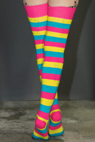 Original Pride Thigh High Socks - Pansexual