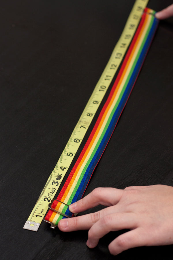 Extra Long Simply Adjustable Rainbow Sock Garters