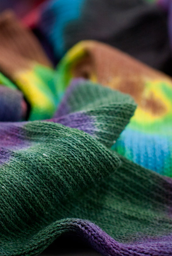 Tie Dye Scrunchable Socks - Assorted