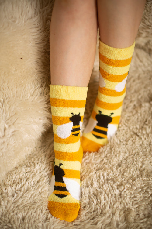 Bee Cozy Slipper Socks – Sock Dreams