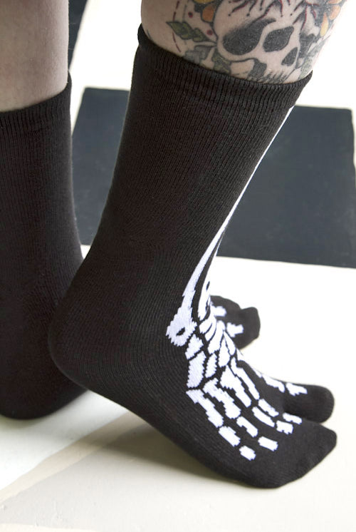 Skeleton Tabi Socks