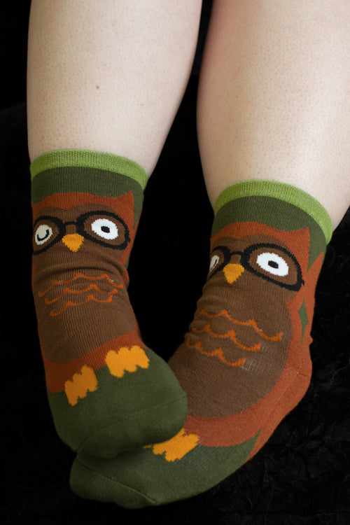Owl Slipper Socks