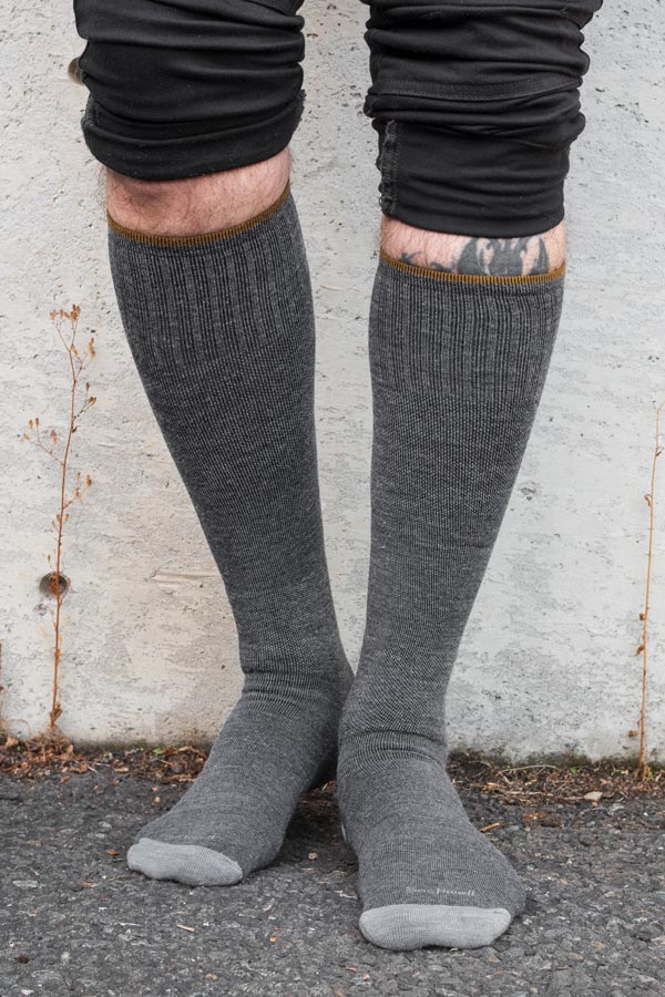 Men's Elevation Compression Knee High - Grey - Medium/Large