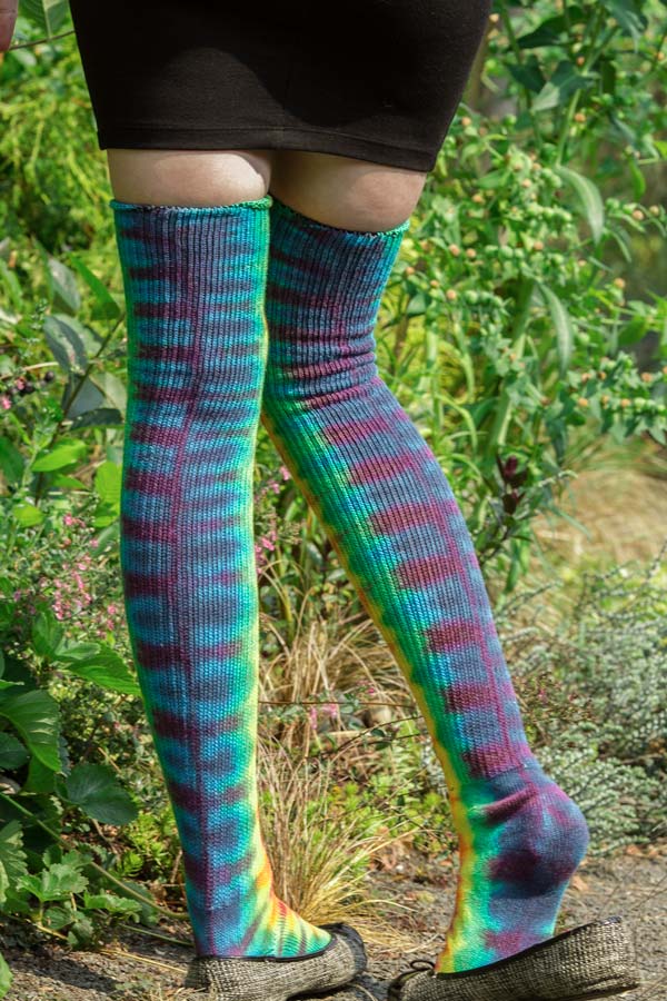 Tie Dye Scrunchable Socks - Classic